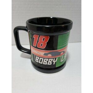 Bobby Labonte #18 Nascar Souvenir coffee mug black 12oz
